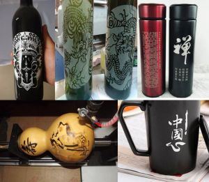杭州余杭区酒瓶葫芦工艺品激光雕刻机